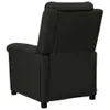 masážne kreslo vidaXL Black Fabric Náhľad obrázku produktu 3