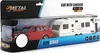 MODELLAUTO mit Wohnwagen Rückzug 1:48 Modell Metall Camper Produktbild-Vorschau 6