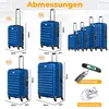KESSER® 4tlg. Hartschalenkofferset Reisekofferset S-M-L-XL, Produktbild-Vorschau 2