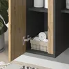 Badmöbel-Set Vicco Edelin Anthrazit/Artisan-Eiche 4-teilig, Produktbild-Vorschau 4