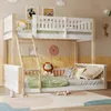 A child's bedroom with a bunk bed and toys. Produktbild-Vorschau