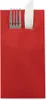 Sovie HORECA Besteckserviette Rot aus Linclass® Airlaid Produktbild-Vorschau 1