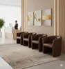 Couchgarnitur - Sofa Set - Braun - Kunstleder - 2 Sitzer Produktbild-Vorschau 4