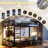 Abrihome Lit superposé 90 x 200 cm avec barrière de Voir les images du produit 5
