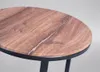 Couchtisch rund, Boston1,Metall schwarz , Zinneiche MDF Produktbild-Vorschau 3