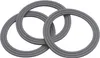 Three gray blender sealing rings are arranged in a triangular formation, overlapping each other. Náhľad obrázku produktu