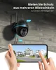 Caméra de surveillance solaire 2K extérieure 355° PTZ IP Voir les images du produit 4