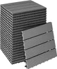 A stack of grey interlocking deck tiles, with a few tiles laid out in front. Náhled obrázku produktu