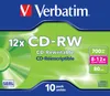 VERBATIM 43148 CD-RW 700 10X Rohling Produktbild-Vorschau 3