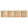 vidaXL Bücherregal/TV-Schrank Sonoma-Eiche 36x30x143 cm Produktbild-Vorschau 10