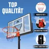Apollo Basketballkorb Set mit Ständer, Rollen, Basketball Produktbild-Vorschau 3