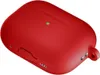 A red silicone case for Apple AirPods Pro 2 is shown against a white background. Produktbild-Vorschau