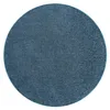 Teppich rund INDUS dunkelblau 75 eben, Melange Blau rund Produktbild-Vorschau 3
