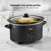 Olvy digitale slowcooker met timer – 6 liter slowcooker – Productafbeelding-voorbeeld 6