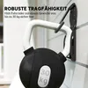 SPORTNOW sada 4 vertikálních nástěnných držáků na kola s Náhled obrázku produktu 5