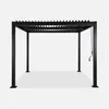 Pergola bioclimatica 3x3m in alluminio e acciaio, lamelle Anteprima dell’immagine prodotto 3