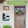 banjado Edelstahl Briefkasten mit Zeitungsfach mit Motiv Produktbild-Vorschau 3