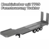 Kunststoff-Sattel anhänger Flach Bett, für 1:18 RC Traktor Produktbild-Vorschau 3
