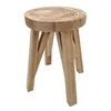 2.03 Tabouret en bois massif nature - env. 40 x 28 cm - Voir les images du produit 1