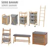 WENKO scala per asciugamani Bahari stand bambù 5 barre 2 Anteprima dell’immagine prodotto 4