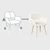 Meubles Cosy : lot de 2 fauteuils de salle à manger de Voir les images du produit 13