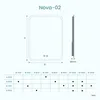 doporro Design LED-Spiegel Wandspiegel 140x70cm Produktbild-Vorschau 8