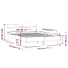 Bettgestell mit Kopfteil Sonoma-Eiche 140x200 cm Produktbild-Vorschau 9