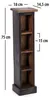 TORRE CD IN LEGNO "CD TOWER" | 76 cm(H), scaffale in legno, Anteprima dell’immagine prodotto 7
