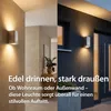 Aussenleuchte Wand 1268B1 Silber up&down 2x GU10 IP54 Produktbild-Vorschau 3