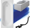 BADLAND Badewanne Rechteck Intrica 160x75 mit Acrylschürze, Produktbild-Vorschau 2