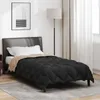 vidaXL, couette d'hiver, 140 x 220 cm, 450 g/m², noir et Voir les images du produit 2