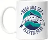 Keep Our Sea Plastic Free Tasse Naturschutz Produktbild-Vorschau 1