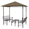 vidaXL Gartenpavillon mit Tisch und Bänken 2,5x1,5x2,4 m Produktbild-Vorschau 1