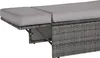 Canapé de jardin CORFOU modulable - gris Voir les images du produit 8