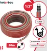KOTARBAU® Zahradní hadice 1/2" 50m 6vrstvá šedá Náhled obrázku produktu 5