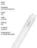 LED-buis T8, 600 mm, 800 lumen, 8W/830 (equivalent van Productafbeelding-voorbeeld 7