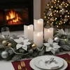 4x LED Echtwachs Kerzen Set mit Timer beweglicher Flamme Produktbild-Vorschau 6