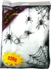 Pavučina bílá s 4 pavouky - Halloween - 228 g Náhled obrázku produktu 4