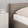 Polsterbett PESARO 160x200 cm, Greige– modernes Doppelbett Produktbild-Vorschau 4