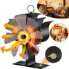 Kaminventilator, Ofenventilator Ohne Strom mit 8 Flügel, Produktbild-Vorschau 1