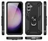 Multiple views of a black phone case with a ring holder. Produktbild-Vorschau