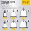 4FIZJO Vakuum-Saugglocken Set 12 Stück – Feuerlose Massage Produktbild-Vorschau 2