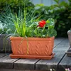 Blumenkasten Spang Blume Ton 41 x 18 x 17 cm terracotta Produktbild-Vorschau 5