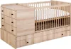 Łóżeczko dziecięce KOMPAKT 3W1 120x80 bukowe z komodą Podgląd zdjęcia produktu 6