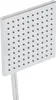 A close-up, angled view of a square shower head with multiple small nozzles, attached to a chrome-colored pipe. Náhled obrázku produktu