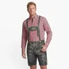 Bohmberg Herren Trachten Lederhose kurz Antik Grau aus 100 Produktbild-Vorschau 7