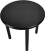 BEGRYF Schwarzer Holzhocker 45 cm – runder minimalistischer Produktbild-Vorschau 10