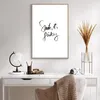 Gerahmtes Poster - Rahmen in heller Eiche - Lächeln ich Produktbild-Vorschau 6