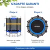 MONZANA® Filet Trampoline Sécurité Ø183cm 6 Barres Voir les images du produit 3