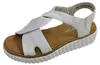 Rieker Damen Sandalen Keilsandaletten Modeschuhe weiß 38 Produktbild-Vorschau 40